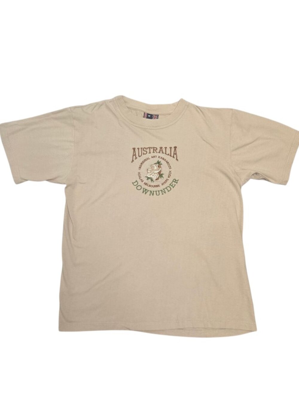 Australia T-Shirt Aboriginal Art Melbourne Ayers Rock - Size Medium